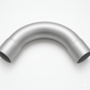 EL-352-Z: 3.5" OD 16 Gauge 90 Degree Expanded End Galvanized Vacuum Elbow